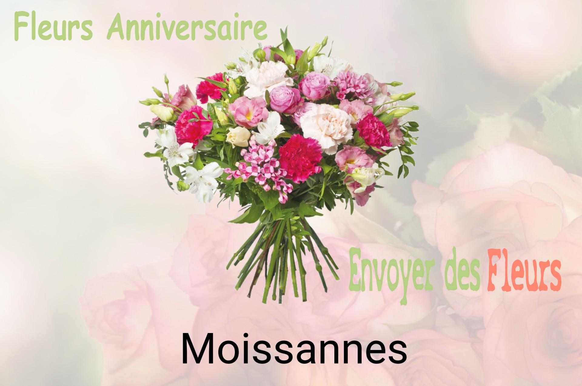 Bouquet de fleurs d’anniversaire livré à Moissannes